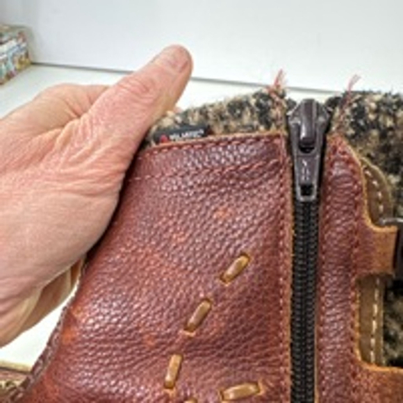 Merrell women's puffin mid chestnut leather winter boots  size 9 - Picture 10 of 12